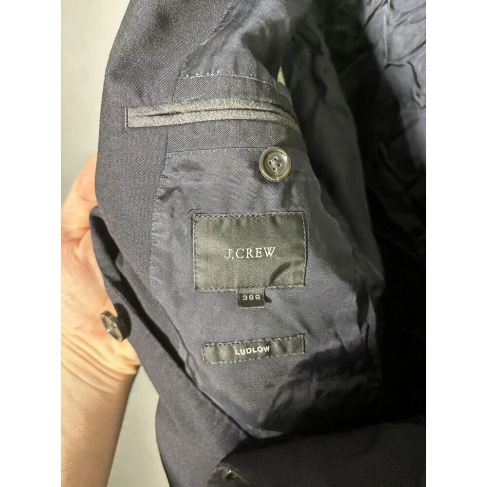 J.Crew Ludlow Loro Piana Super 120s 100% Wool Blazer Size 36S